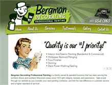 Tablet Screenshot of bergmandecorating.com